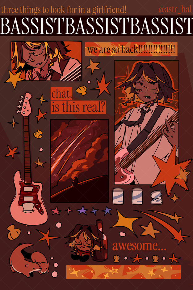 Original character sticker sheet