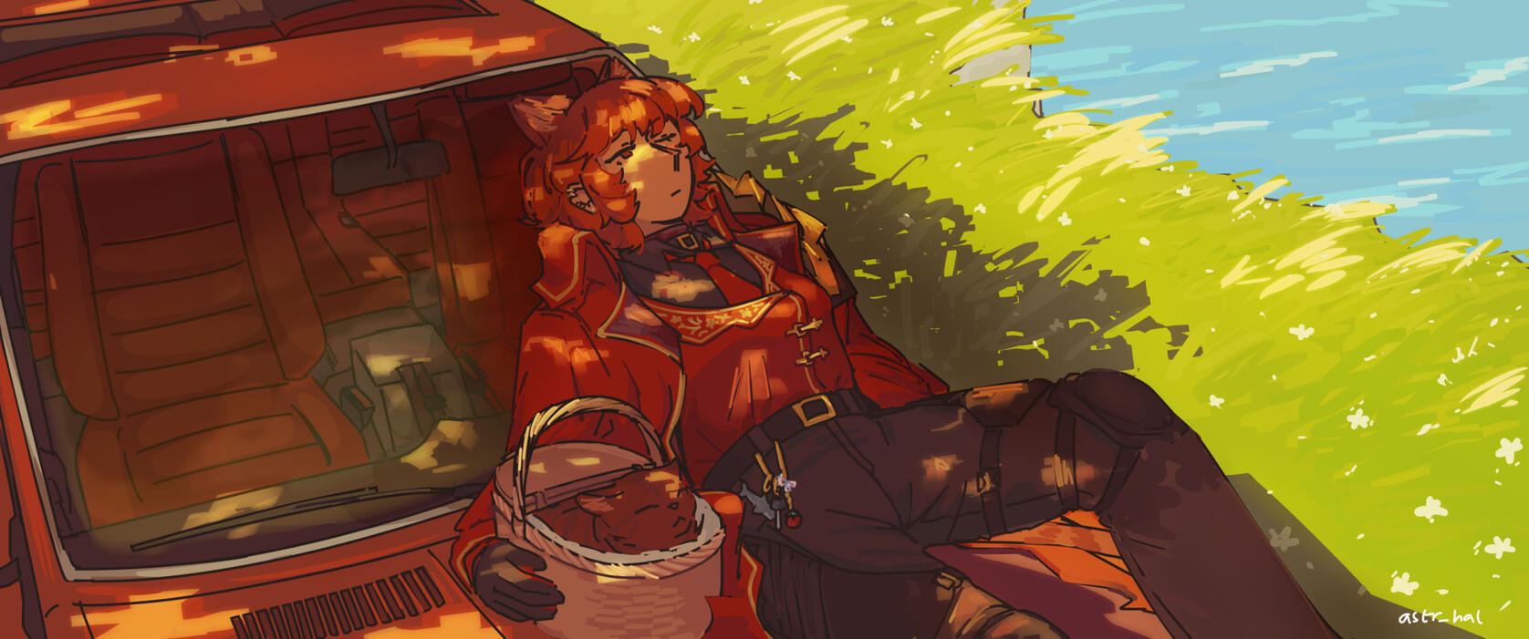 original character print